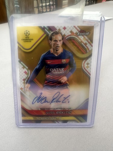 Ivan Rakitic 2024 Topps Finest Gold Refractor /50