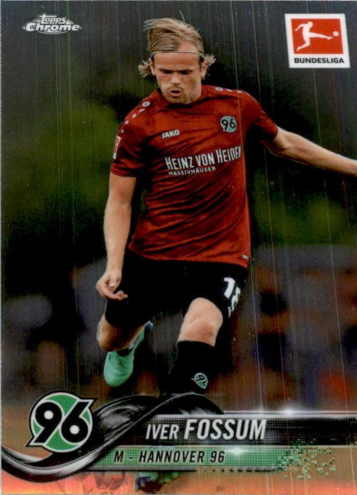 Iver Fossum 2018 Topps Chrome Bundesliga 32