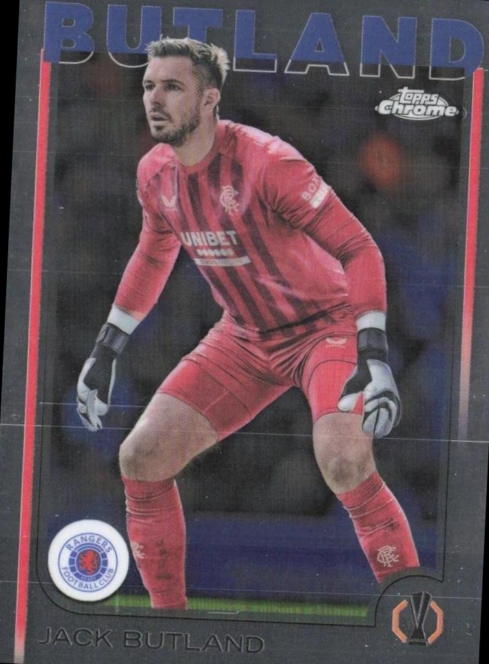 Jack Butland 2024 Topps Chrome UEFA Club Competitions