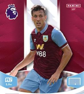 Jack Cork 2024 Panini Adrenalyn XL Premier League