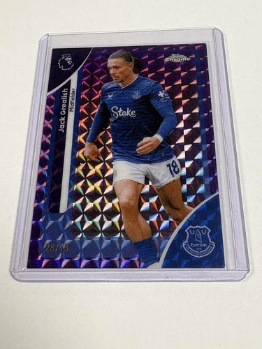 Jack Grealish 2025 Topps Chrome Sapphire /75