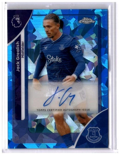 Jack Grealish 2025 Topps Chrome Sapphire