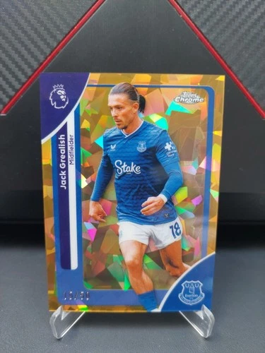 Jack Grealish 2025 Topps Chrome Sapphire Gold /50