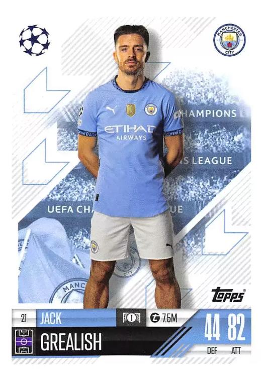 Jack Grealish 2024 Topps Match Attax UEFA Club Competitions