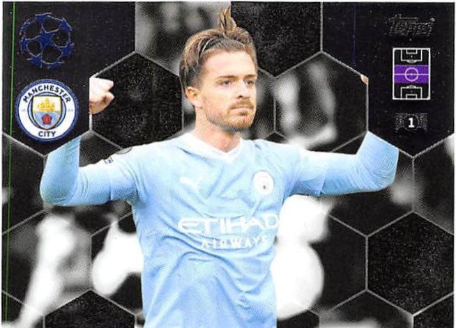 Jack Grealish 2023 Topps Match Attax UEFA Club Competitions Extra