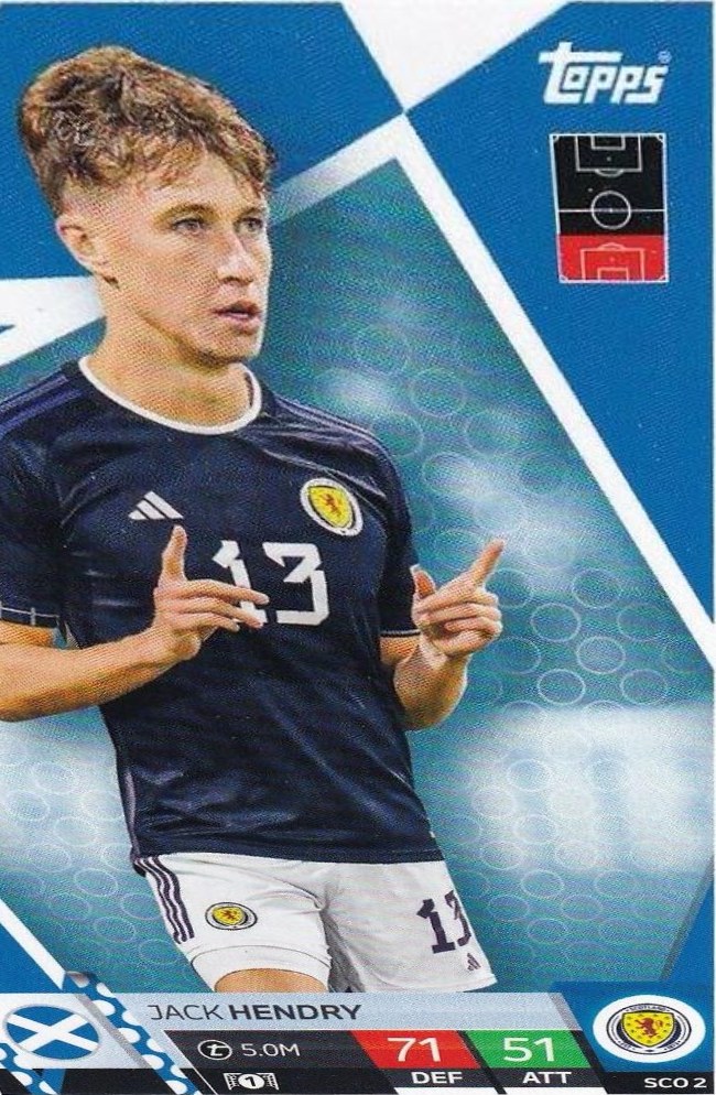 Jack Hendry 2024 Topps Match Attax UEFA EURO