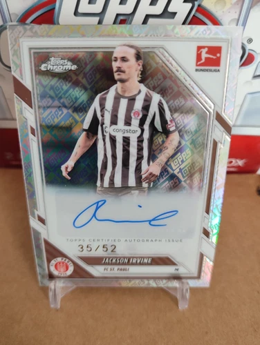 Jackson Irvine 2025 Topps Chrome ToppsFractor /52