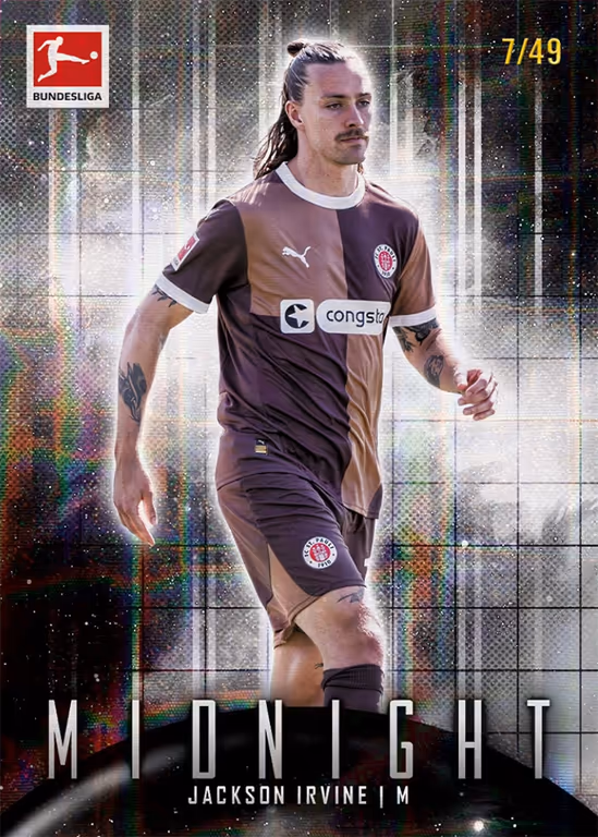 Jackson Irvine 2024 Topps Inception Bundesliga