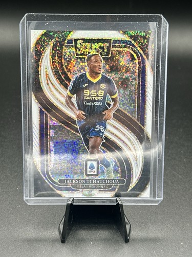 Jackson Tchatchoua 2024 Panini Select Serie A White Sparkle Prizm