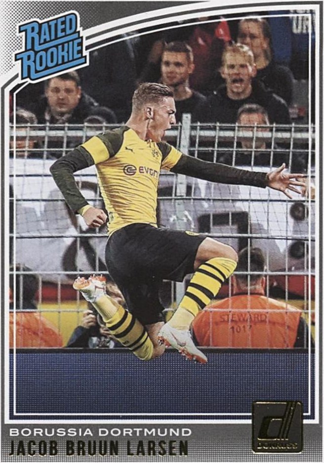 Jacob Bruun Larsen 2018 Panini Donruss Soccer 182