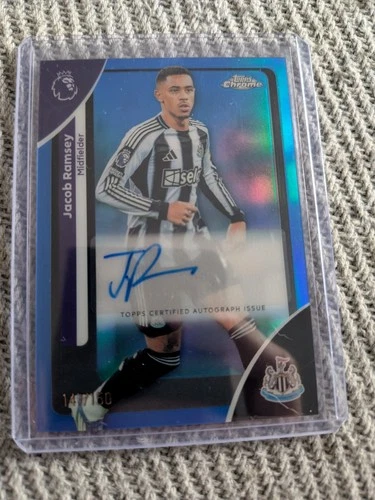 Jacob Ramsey 2026 Topps Chrome Premier League Blue Refractor /150