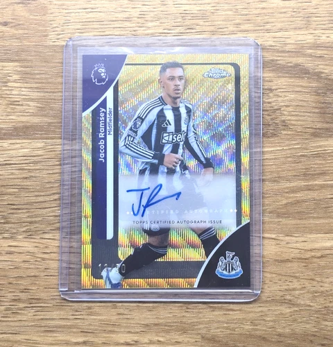 Jacob Ramsey 2026 Topps Chrome Premier League Gold Wave /50