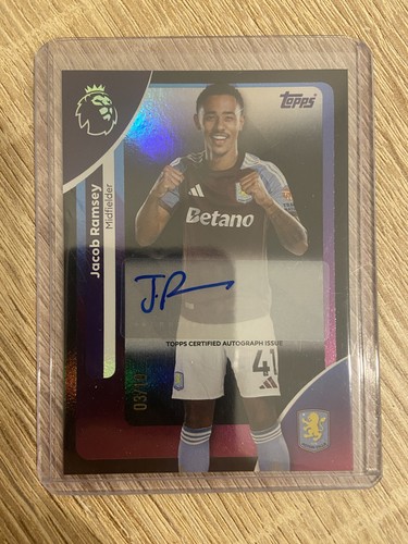 Jacob Ramsey 2025 Topps Premier League Black /10