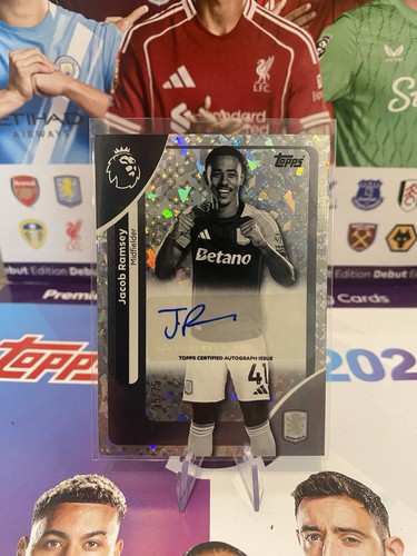 Jacob Ramsey 2026 Topps Premier League Black and White Diamond /75