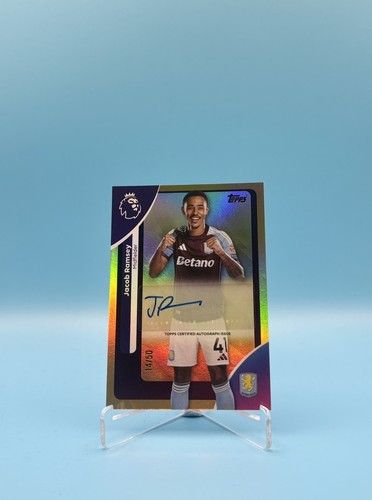 Jacob Ramsey 2025 Topps Premier League Gold /50