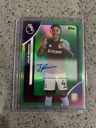 Jacob Ramsey 2025 Topps Premier League Green /99