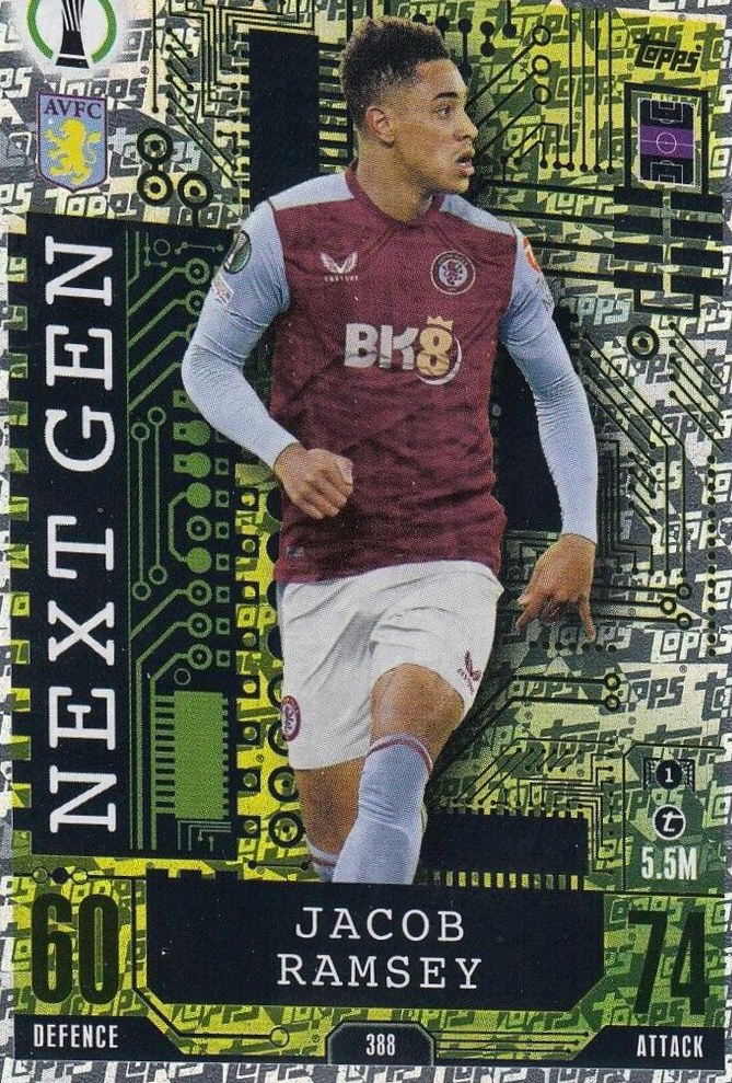 Jacob Ramsey 2023 Topps Match Attax UEFA Club Competitions