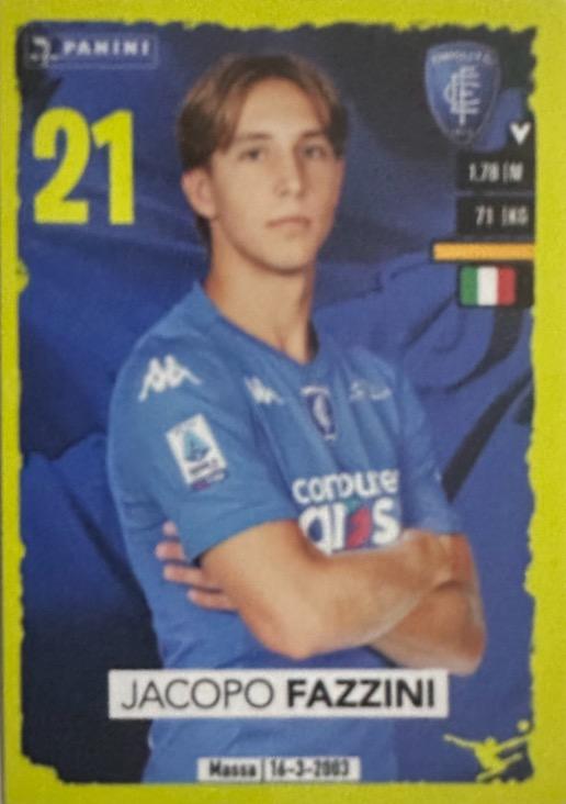 Jacopo Fazzini 2023 Panini Calciatori Stickers