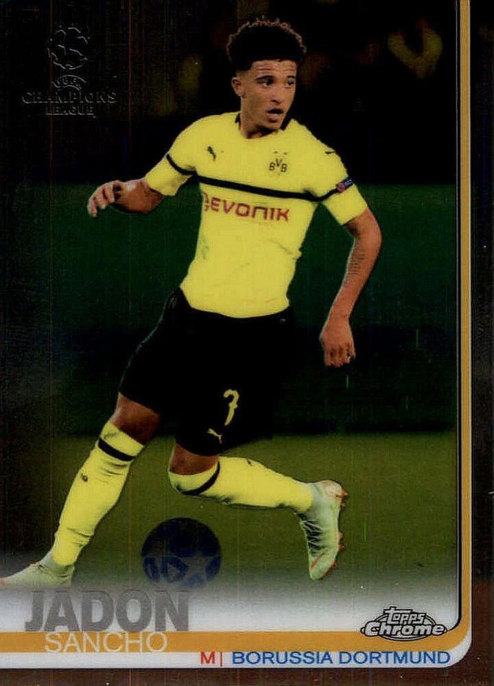 Jadon Sancho 2018 Topps Chrome UCC 86