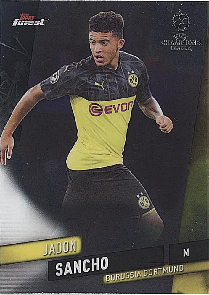 Jadon Sancho 2019 Topps Finest UEFA 26