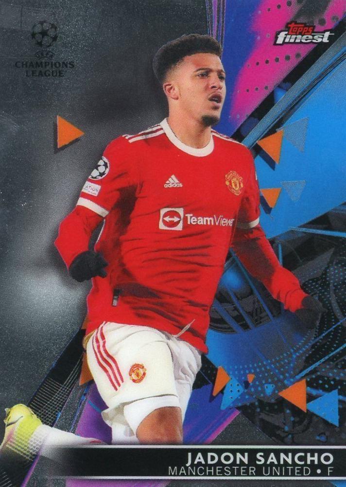 Jadon Sancho 2021 Topps Finest UEFA 64