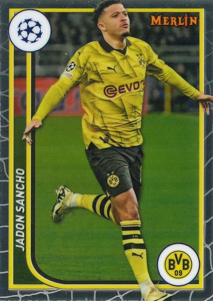 Jadon Sancho 2023 Topps Merlin UEFA Club Competitions