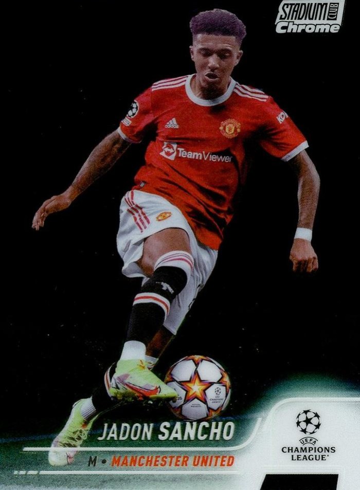Jadon Sancho 2021 Topps Stadium Club Chrome UEFA 58