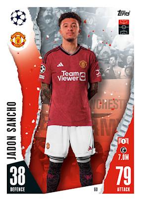 Jadon Sancho 2023 Topps Match Attax UEFA Club Competitions