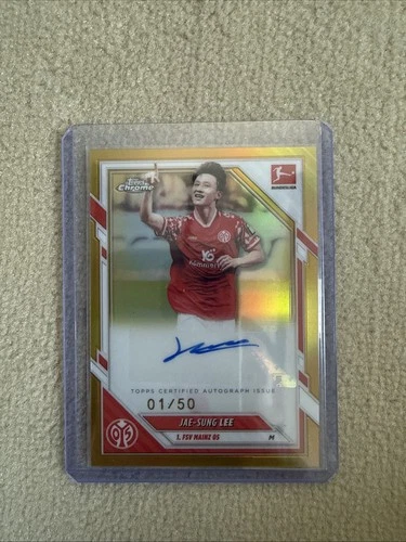 Jae-Sung Lee 2025 Topps Bundesliga Chrome Gold