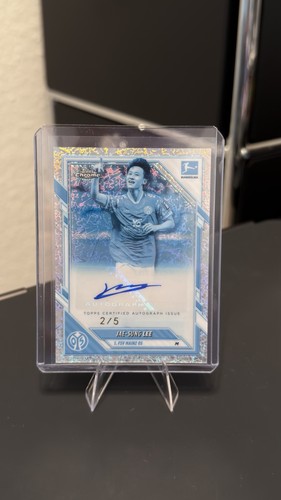 Jae Sung Lee 2025 Topps Chrome Bundesliga Frozen Fractor /5