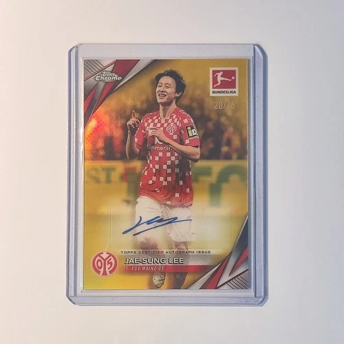 Jae-Sung Lee 2024 Topps Chrome Bundesliga Yellow /75