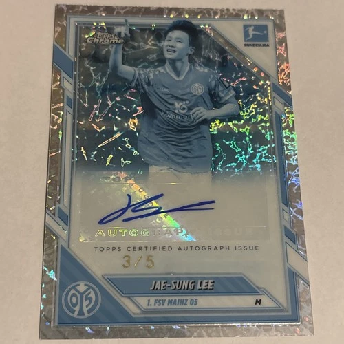 Jae Sung Lee 2025 Topps Chrome Frozen Refractor /5