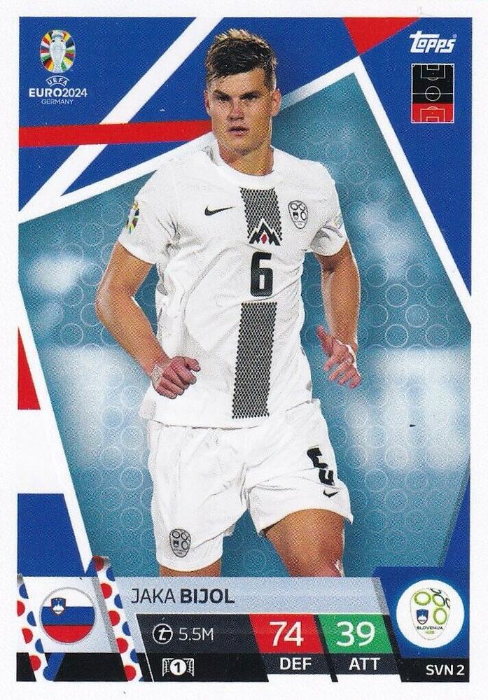 Jaka Bijol 2024 Topps Match Attax UEFA EURO