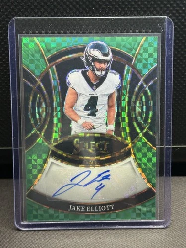 Jake Elliott 2025 Panini Seleziona Calcio Verde Prizm /5