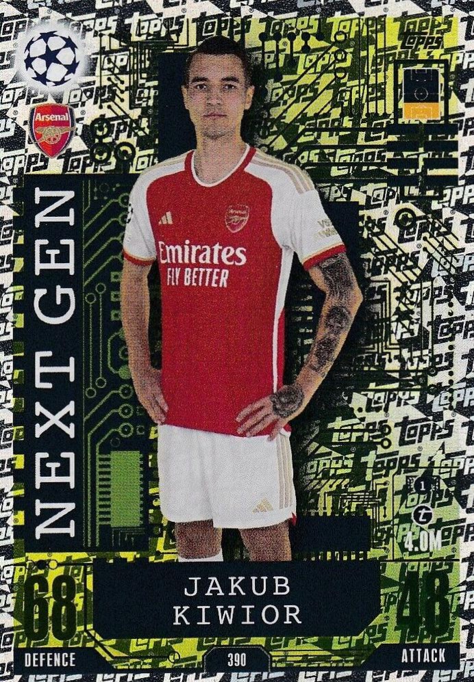 Jakub Kiwior 2023 Topps Match Attax UEFA Club Competitions