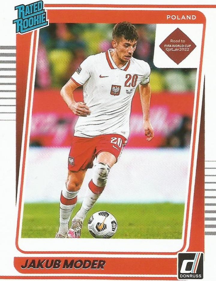 Jakub Moder 2021 Panini Donruss Soccer 179