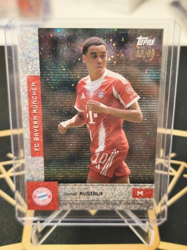 Jamal Musiala 2025 Topps Bayern München Team Set Speckle Refractor /99
