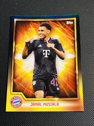 Jamal Musiala 2023 Topps Bayern Munich Fan Set Gold /50