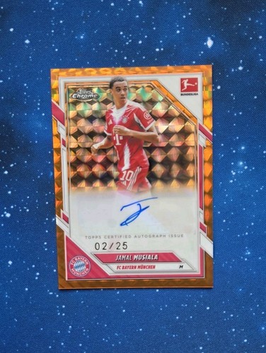 Jamal Musiala 2025 Topps Bundesliga Chrome /25