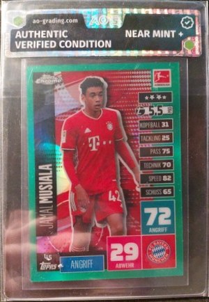 Jamal Musiala 2020 Topps Bundesliga Chrome /99