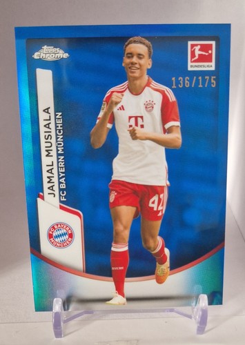 Jamal Musiala 2024 Topps Bundesliga Chrome Blue /175