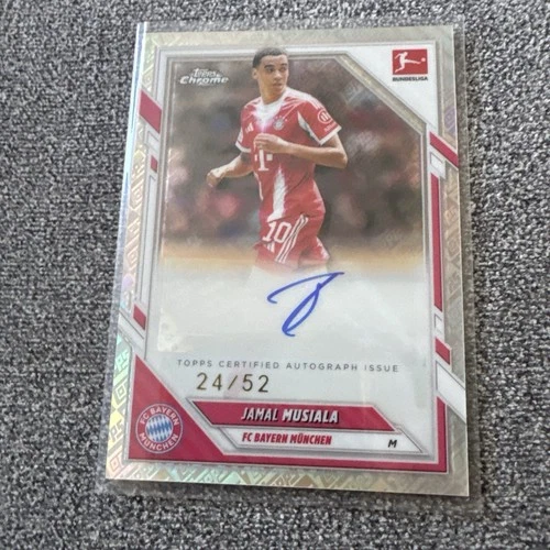 Jamal Musiala 2025 Topps Bundesliga Chrome ToppsFractor /52