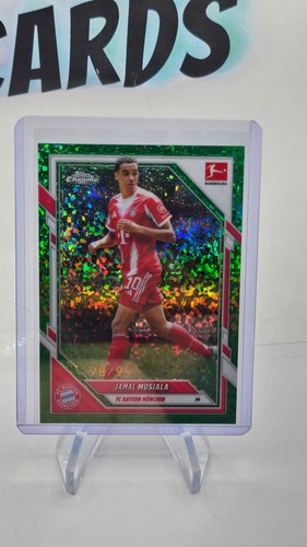Jamal Musiala 2025 Topps Bundesliga Green Shimmer /99