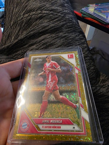 Jamal Musiala 2025 Topps Bundesliga Oro Brillante /50