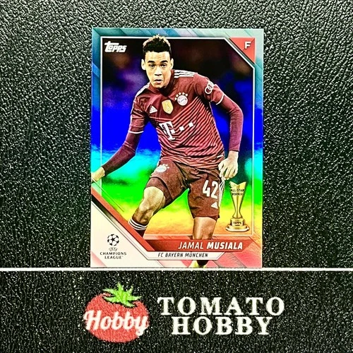 Jamal Musiala 2021 Topps Buque Insignia UEFA Aqua Refractor /299