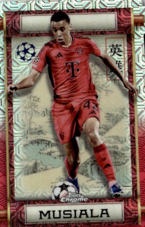 Jamal Musiala 2025 Topps Champions League Chrome