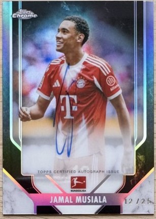 Jamal Musiala 2025 Panini Chrome /25