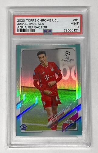 Jamal Musiala 2020 Topps Chrome Aqua /199