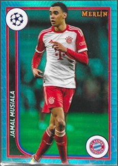 Jamal Musiala 2024 Topps Chrome Aqua Prism Refractor /199