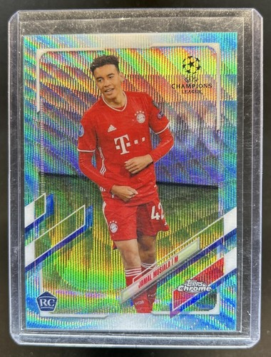Jamal Musiala 2020 Topps Chrome Aqua Wave Refractor /199